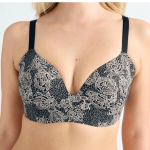 Knix Wingwoman Contour Bra Sz 44C in Lace Peony
